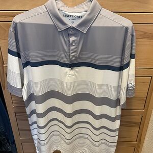 Men’s Matte Grey Golf Polo